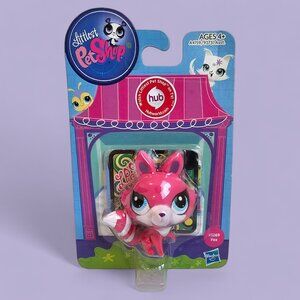 Hasbro Littlest Pet Shop #3269 Fox Pink White Striped Tail New NOC G4 LPS 2013